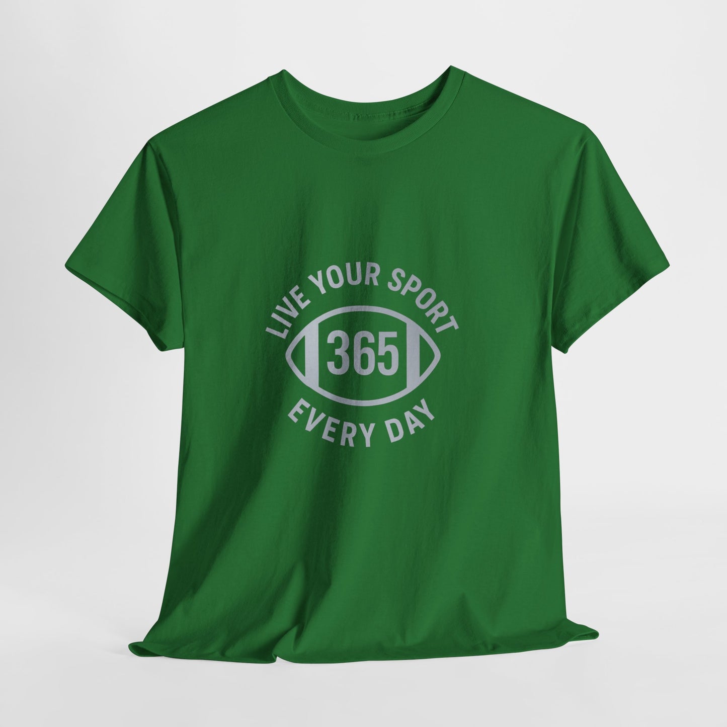 365 Football Unisex Tee in Green/Silver