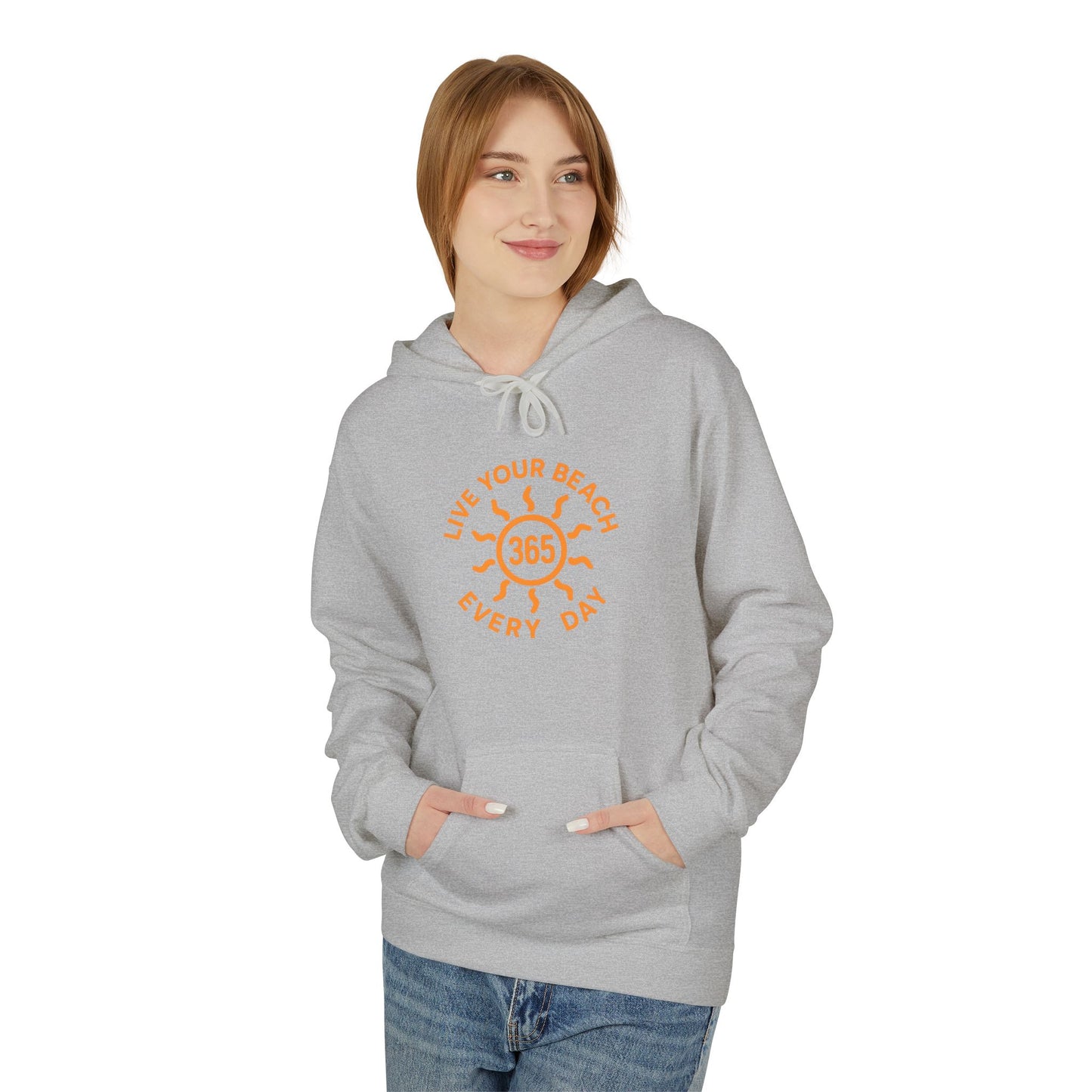 365 Hoodie - Stay Warm Thinking About the Beach Year-Round