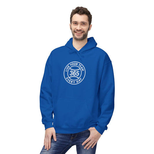Los Angeles Hoodie 365 Live Your Team Everyday Spirit Pullover, Everyday Casual Wear, Unisex Fleece Sweatshirt, Gift for Sports Fans