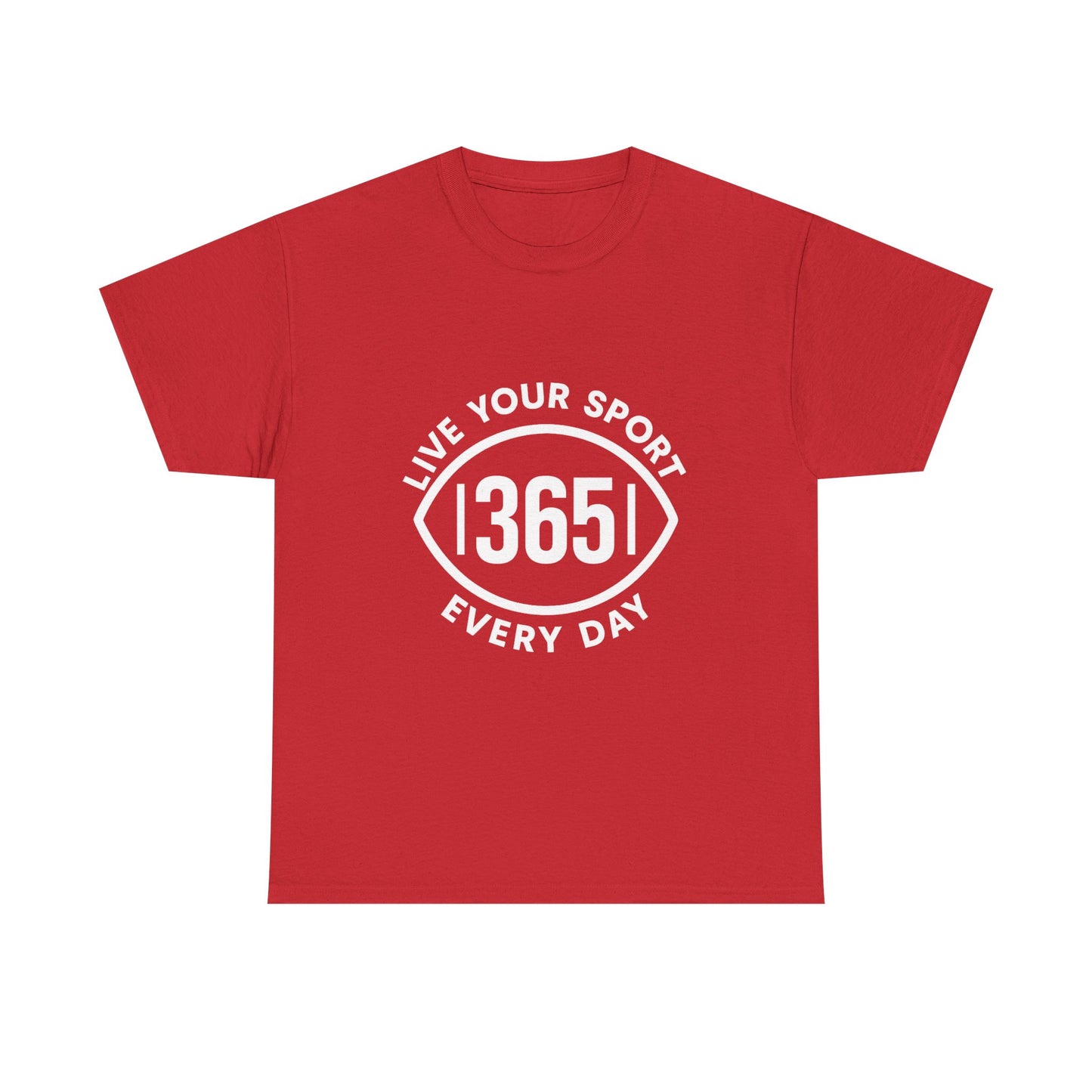 365 Football T-Shirt Red/White