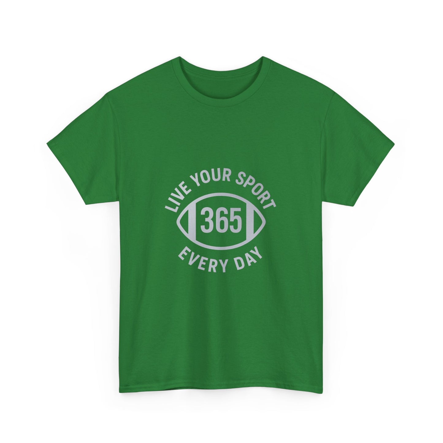 365 Football Unisex Tee in Green/Silver