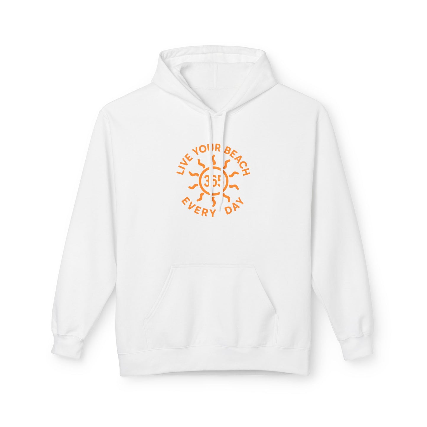 365 Hoodie - Stay Warm Thinking About the Beach Year-Round