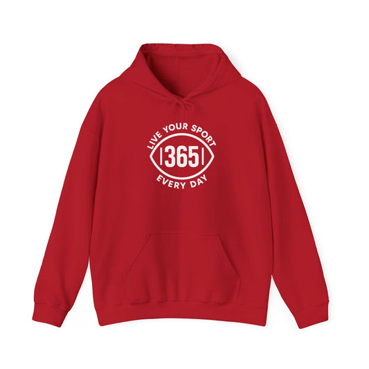 365 Football Hoodie Red/White