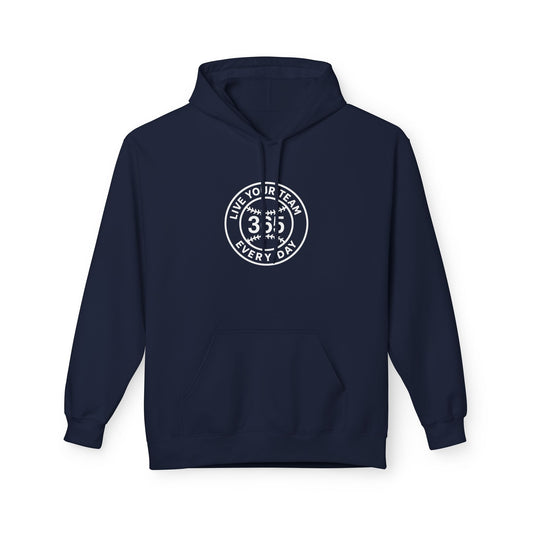 New York Hoodie Live Your Team Everyday Unisex Midweight Softstyle Fleece Hoodie