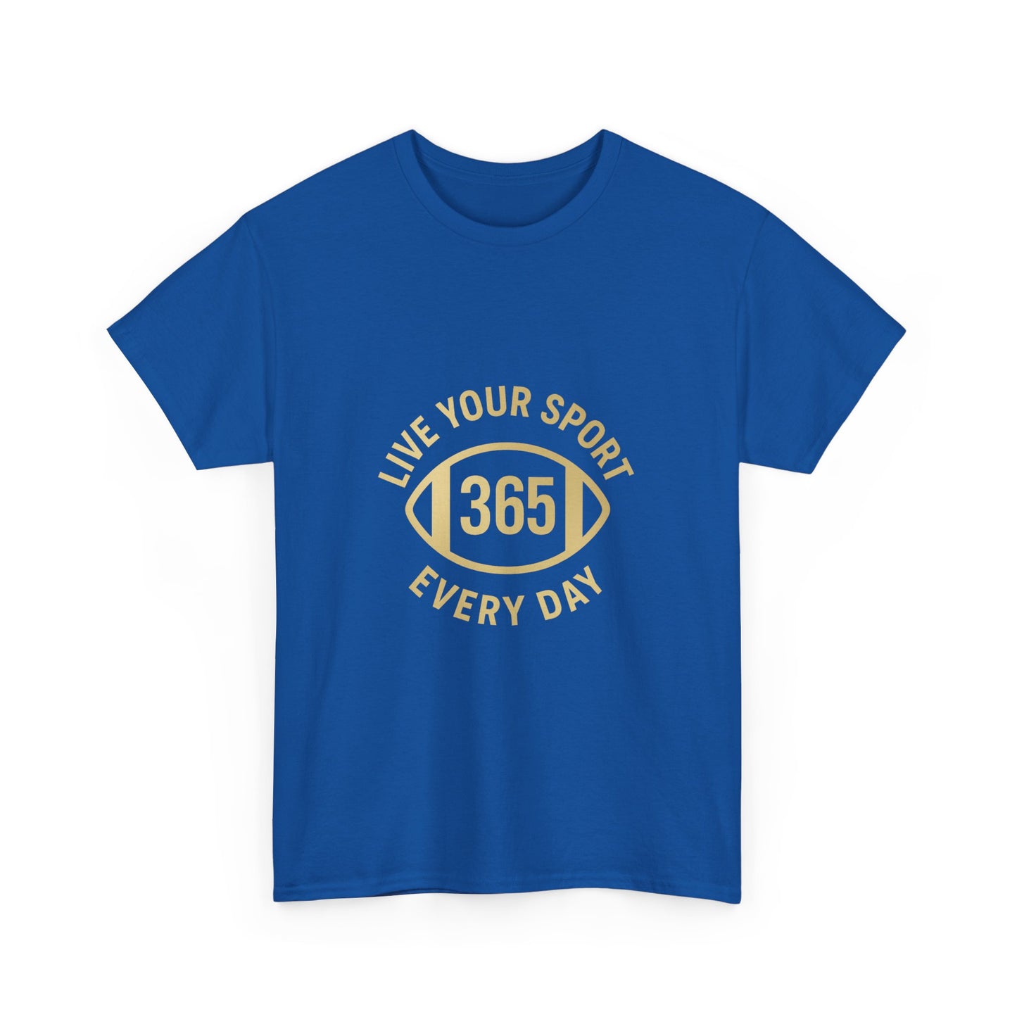 365 Football Unisex Tee Blue/Gold