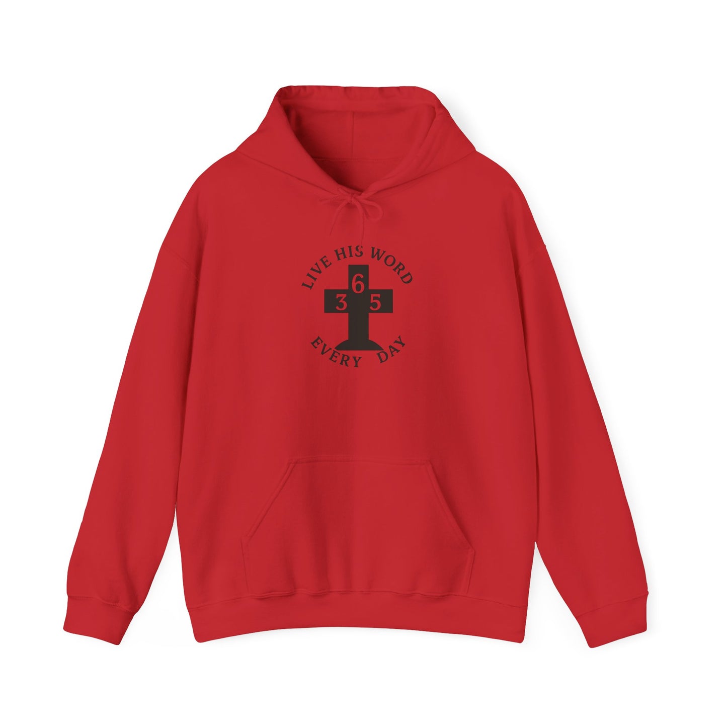 Hooded Sweatshirt Christ's Cross Inspirational and Motivational
