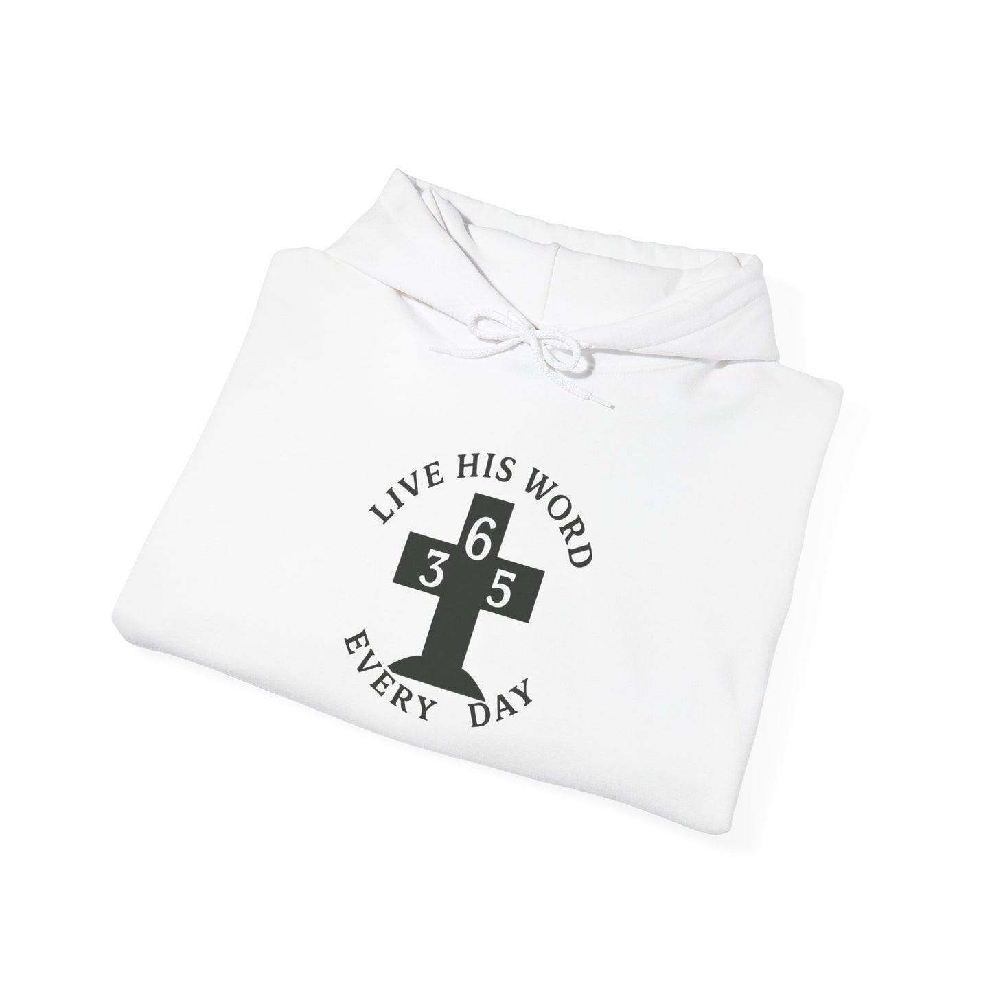 Hooded Sweatshirt Christ's Cross Inspirational and Motivational