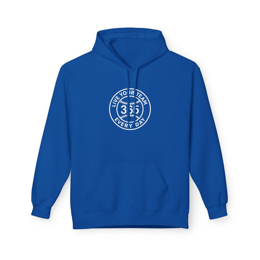 Los Angeles Hoodie 365 Live Your Team Everyday Spirit Pullover, Everyday Casual Wear, Unisex Fleece Sweatshirt, Gift for Sports Fans